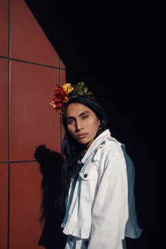 Frida Kahlo inspired street portrait 