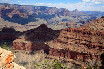 Arizona / USA - August 01, 2015: South Rim Grand Canyon landscape, Arizona, USA