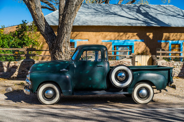 Chevy pickup New Mexico - obrazy, fototapety, plakaty