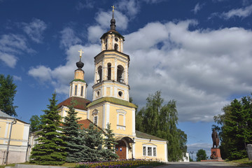 Fototapeta na wymiar Nikolo-Kremlevskaya Church, 18th century, Vladimir, Golden ring of Russia