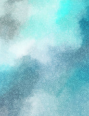 Watercolor painted background. Abstract Illustration wallpaper. Brush stroked painting. 2D Illustration.