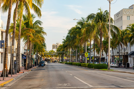 Miami Beach void of Spring Break crowds Coronavirus Covid 19 pandemic quarantine