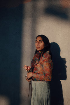 Frida Kahlo inspired street portrait 