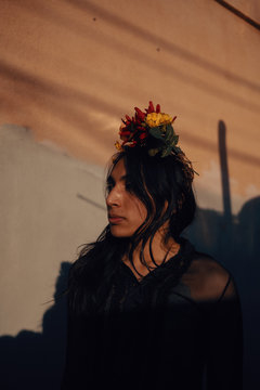Frida Kahlo inspired street portrait 