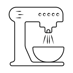 Coffee machine line icon. Hot drink