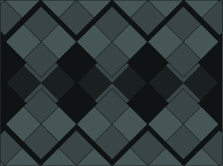 Pattern vector - Checkered tablecloth  pattern. Vintage background
