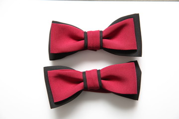 Elegant bow tie for a tuxedo or suit for an evening prom.