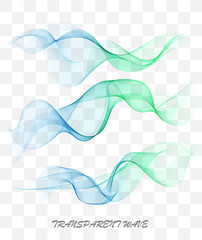 Bright green blue speed abstract lines flow minimalistic fresh swoosh seasonal spring wave transition divider editable template.