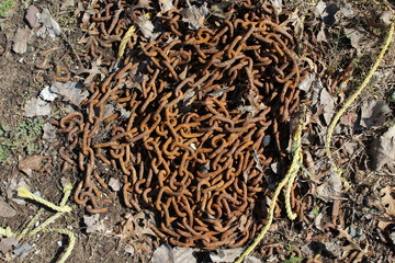 chain on the ground