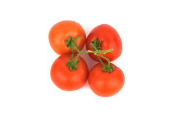 bunch of fresh, natural tomatoes