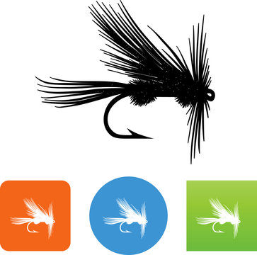 Fly Fishing Flies Glyph Icon Vector. Fly Fishing Flies Sign. Isolated  Contour Symbol Black Illustration Royalty Free SVG, Cliparts, Vectors, and  Stock Illustration. Image 171794706.