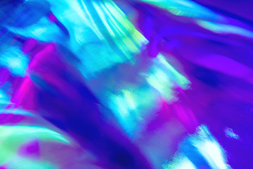 Blurred texture in violet, pink and mint colors. Abstract trendy holographic background in 80s style. Synthwave. Vaporwave style. Retrowave, retro futurism, webpunk - obrazy, fototapety, plakaty