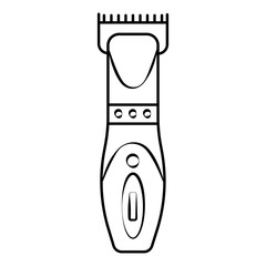 Shaving machine icon. Vector photo