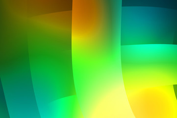 Abstract background with colorful gradient. Vibrant graphic wallpaper with stripes design. Fluid 2D illustration of modern movement.