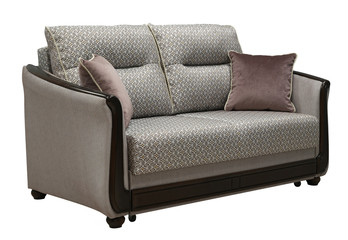 Sofa isolated on white background. Including clipping path