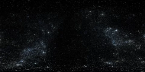 360 Grad hoher detaillierter Weltraumhintergrund mit Sternen. Panorama, Umgebung 360°-HDRI-Karte. Gleichwinklige Projektion, sphärisches Panorama © Peter Jurik