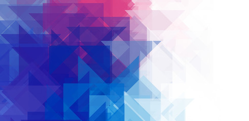 Obraz premium Overlapping design with triangles background. Abstract geometric wallpaper. Geometrical colorful triangular shapes.