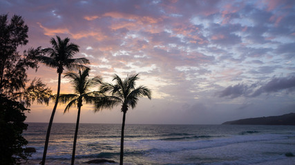 Obraz premium Sunset at Karon Beach, Phuket, Thailand
