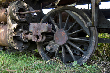 Old steam locomotive