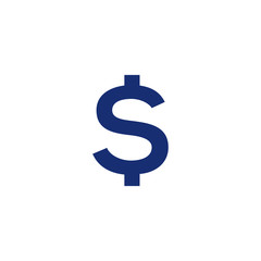 Obraz premium Dollar money icon vector template design trendy