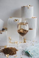 Coronavirus quarantine 2020: buckwheat, toilet paper, masks and gold