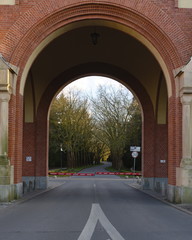 The gate of the central cemetery, Szczecin.