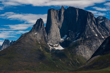 The walls of Ulamertorsuaq in Tasermjut fjord, Greenland.