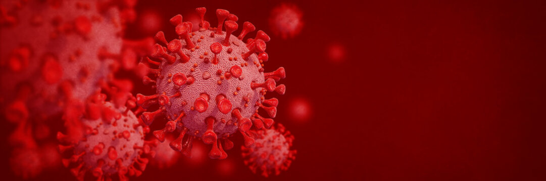 Coronavirus Red Background