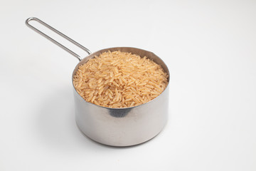 A Cup of Brown Rice. Integral grain