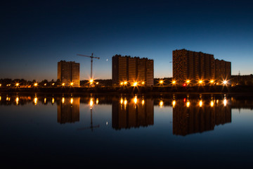 Obraz premium night city