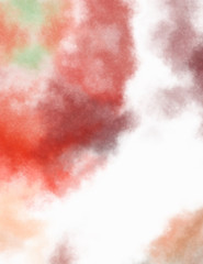 Watercolor painted background. Abstract Illustration wallpaper. Brush stroked painting. 2D Illustration.