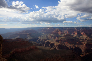 Arizona / USA - August 01, 2015: South Rim Grand Canyon landscape, Arizona, USA