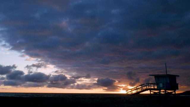 Malibu Sunset Time Lapse