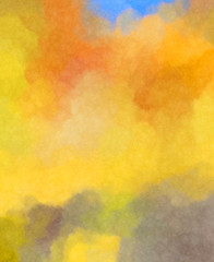 Watercolor painted background. Abstract Illustration wallpaper. Brush stroked painting. 2D Illustration.