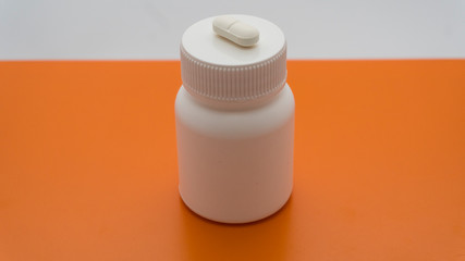 drug container with pill