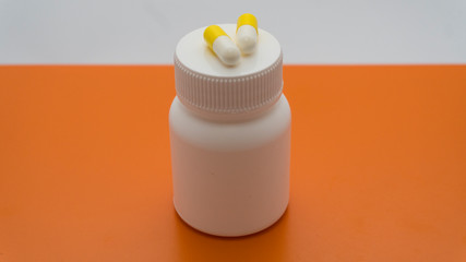 drug container with pills