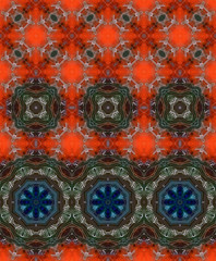 Beautiful seamless print with ornament in ethnic style. Print fo