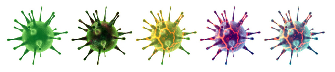 Obraz premium New coronavirus 2019-ncov. 3D illustration