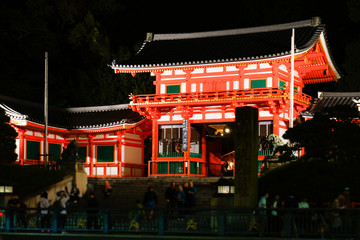 京都　八坂神社　西楼門