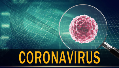 New coronavirus 2019-ncov. 3D illustration