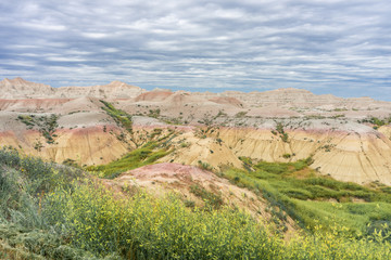 Fototapeta na wymiar Badlands National Park in South Dakota