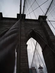 Wandaufkleber Brooklyn Bridge in New York © jaydoublU