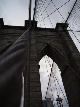 Fototapeta brooklyn bridge in new york