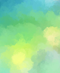 Fototapeta premium Brushed Painted Abstract Background. Brush stroked painting. Artistic vibrant and colorful wallpaper..