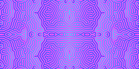 Reaction-Diffusion vector pattern, psychedelic surreal biological shapes. 