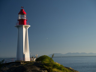 Fototapeta premium lighthouse at sunset