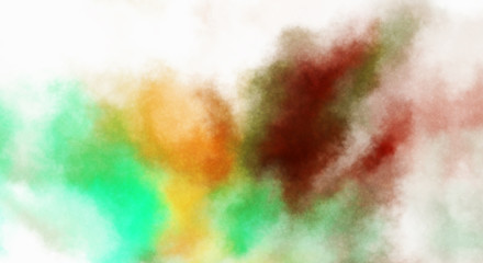 Watercolor painted background. Abstract Illustration wallpaper. Brush stroked painting. 2D Illustration.