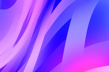 Abstract background with colorful gradient. Vibrant graphic wallpaper with stripes design. Fluid 2D illustration of modern movement.