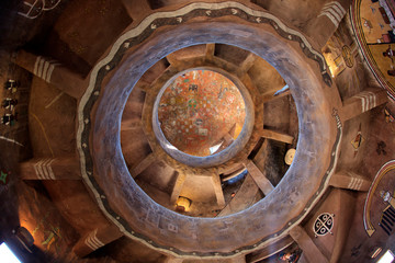 Arizona / USA - August 01, 2015: The tower in South Rim Grand Canyon, Arizona, USA