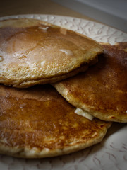Pancakes made with sourdough discard